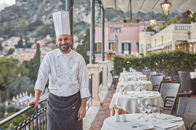 Roberto Toro, executive chef del Grand Hotel Timeo, a Belmond Hotel,Taormina 
