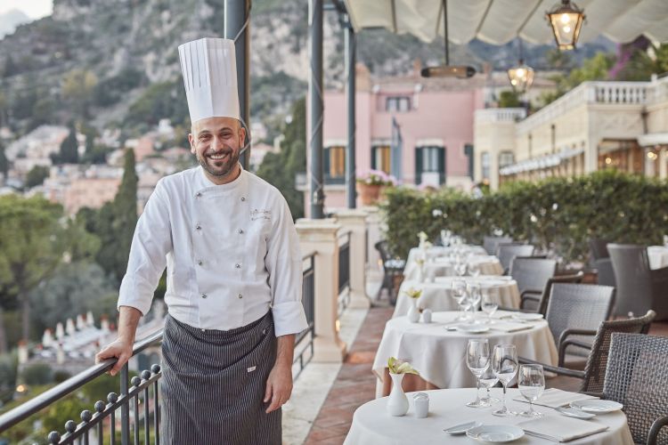 Roberto Toro, executive chef del Grand Hotel Timeo, a Belmond Hotel,Taormina 
