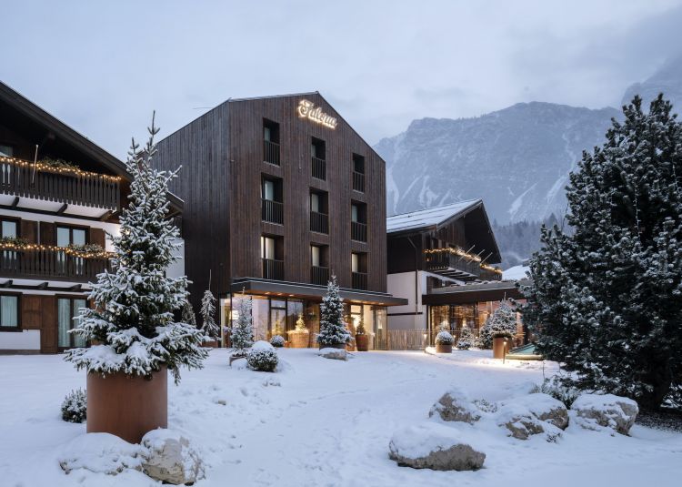Veduta esterna del Faloria Mountain Spa Resort