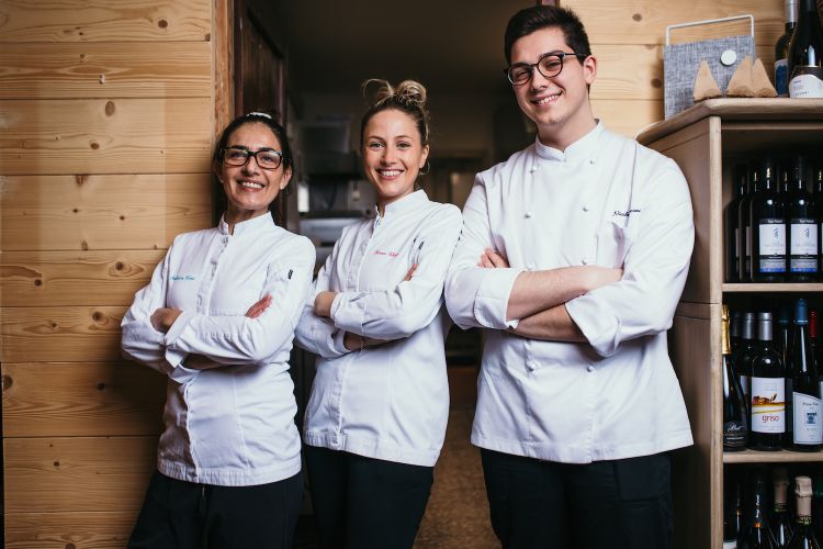 Federica Tore, patry chef, Diana Gheza, chef, e Ni