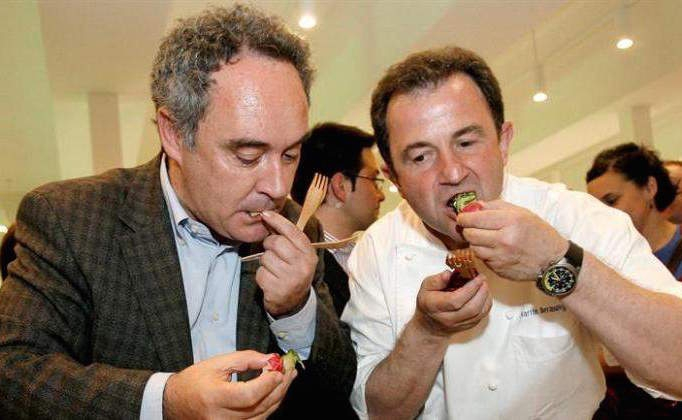 Con l'amico e collega Ferran Adria (ecodiario.eleconomista.es)
