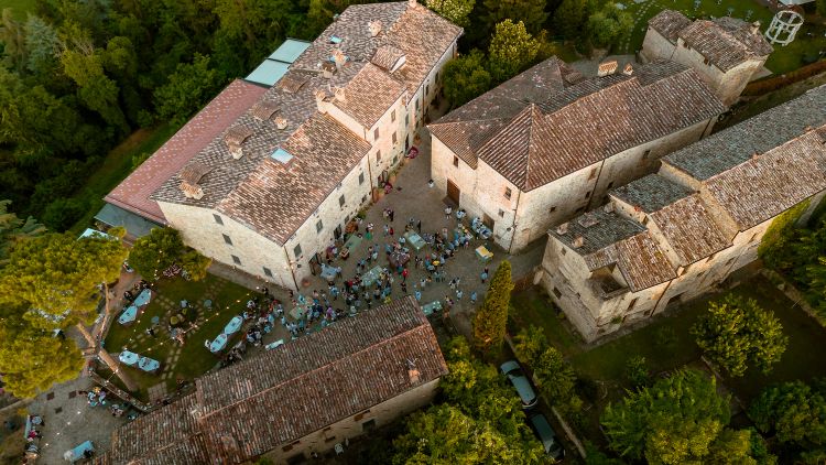 La Festa del raccolto a Borgo di Celle, Città di Castello, in Umbria
