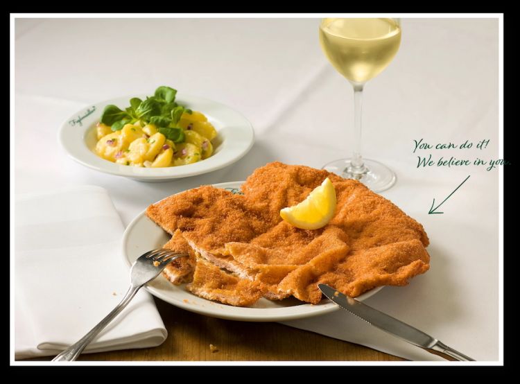 La Wiener Schnitzel di Figlmüller in Bäckerstraße 6 a Vienna
