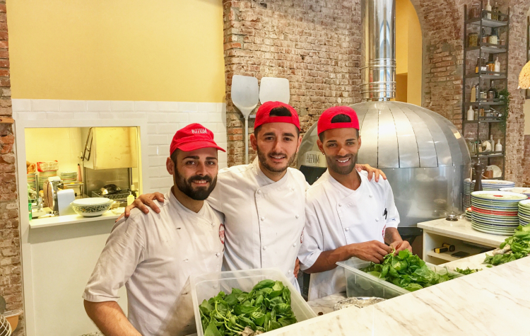 Lo staff che guiderà la nuova pizzeria targata Pi