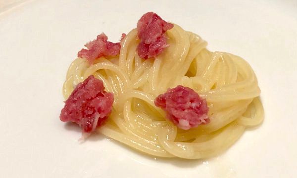 Spaghetti with meat sauce in bianco, Cristiano Tomei
