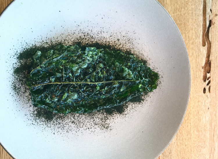 FOGLIA – Risotto con cavolo nero, limone e cappe