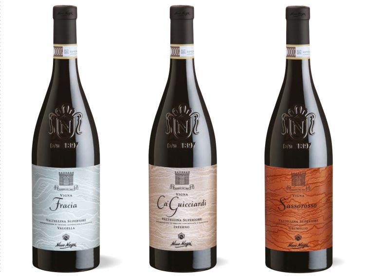 I tre vini della collezione Vigne di Montagna: Fracia, Ca' Guicciardi e Sassorosso