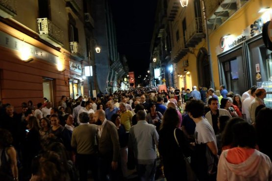 Vico affolatissima in ogni dove
