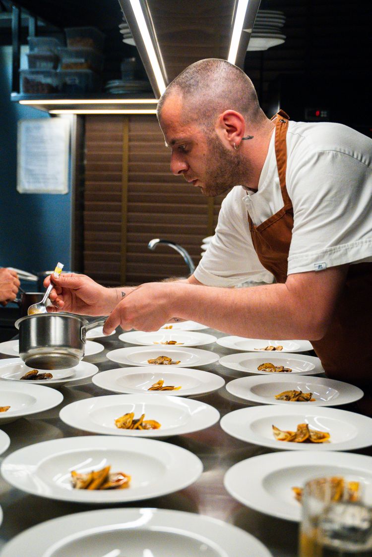 Lo chef Leonardo D'Ingeo
