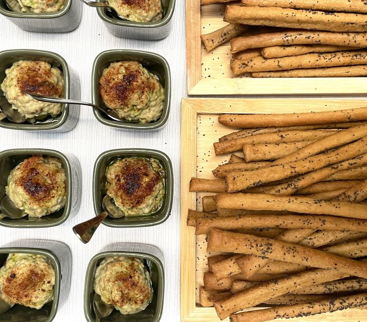 Grissini&nbsp;Altograno&reg; e babaganoush
