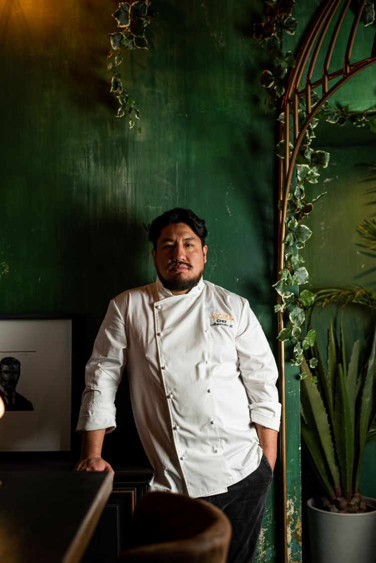 Lo chef Alexander Robles
