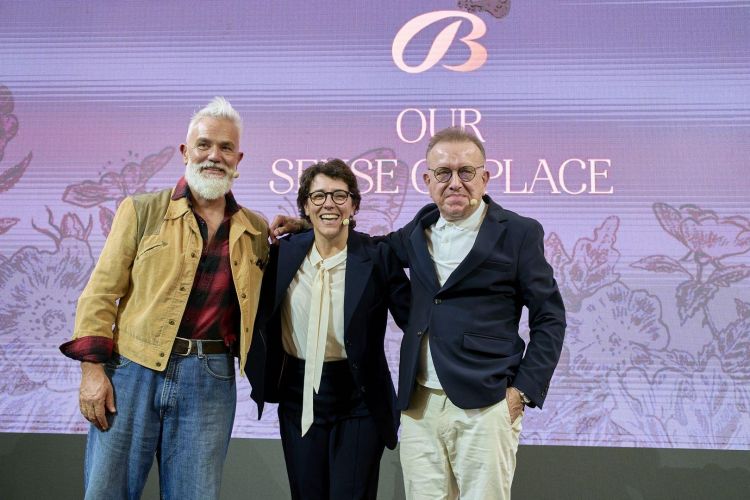 Da sinistra, Marco Simonit, Francesca Moretti e Richard Geoffroy