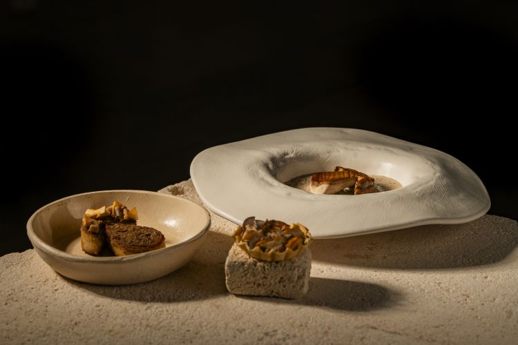 Funghi, tra le creazioni disponibili nel menu d'autunno de I Due Camini