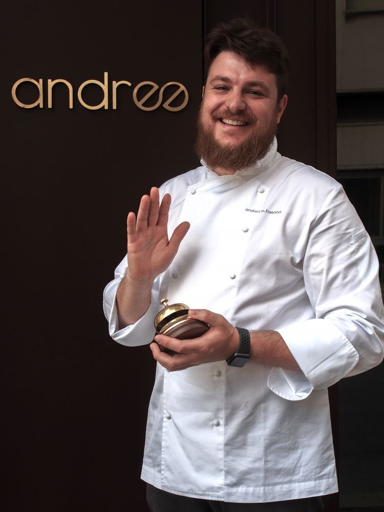 Originario di Novara, lo chef Andrea Besana apre il ristorante Andree nel 2019 a La Spezia
