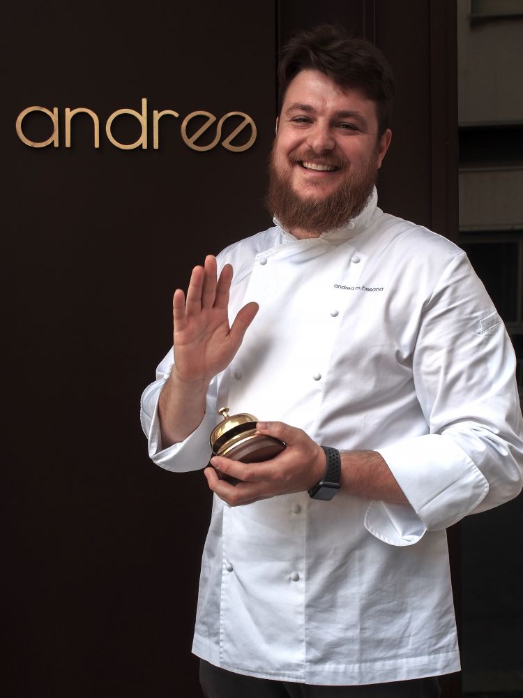 Originario di Novara, lo chef Andrea Besana apre il ristorante Andree nel 2019 a La Spezia
