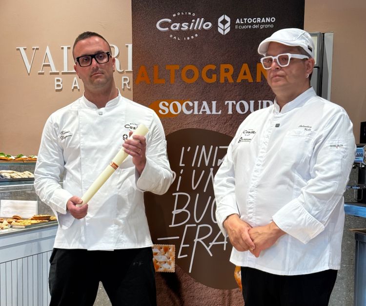 Valerio Dagnoni di Valerio's Bakery e Salvatore Vullo, bakery specialist per Molino Casillo

