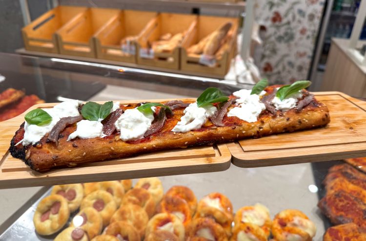 La Lingua di pizza di Valerio's Bakery a Pesc