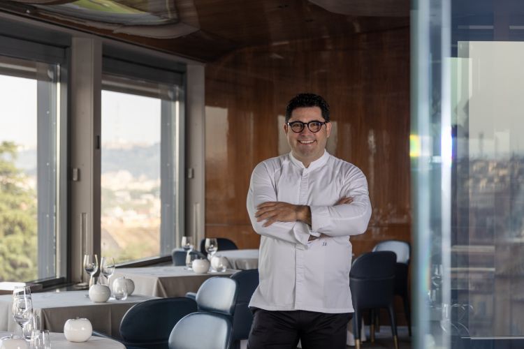 Salvatore Bianco, chef dell'Hotel Eden a Roma e del suo ristorante una stella Michelin,&nbsp;La Terrazza
