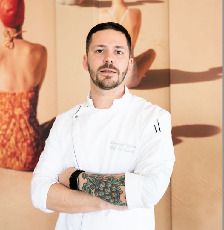Bernardo Paladini è lo chef del ristorante Torno Subito, a Dubai, negli Emirati Arabi Uniti. Foto di Danilo Scarpati
