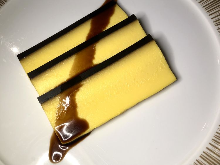 Créme caramel di Parmigiano Reggiano e aceto balsamico di Riccardo Forapani
