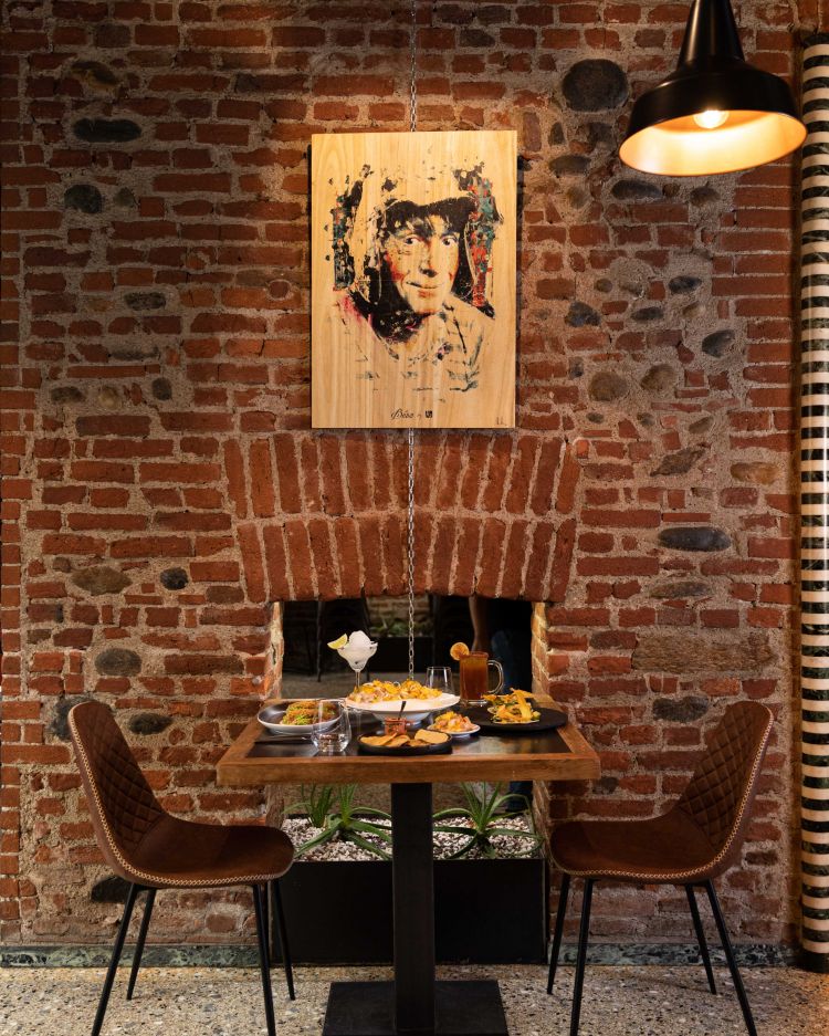 Un dettaglio della sala di El Beso, Torino