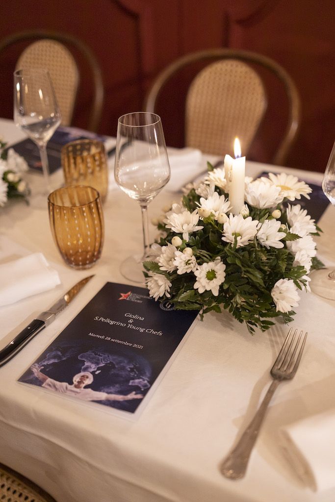 La mise en place della pizzeria Giolina di Milano per l'evento in collaborazione con S.Pellegrino Young Chef