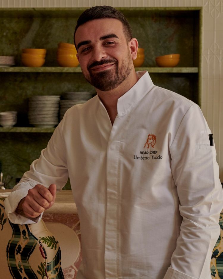 Lo chef Umberto Tuccio in uno scatto di Manfredi Gioacchini
