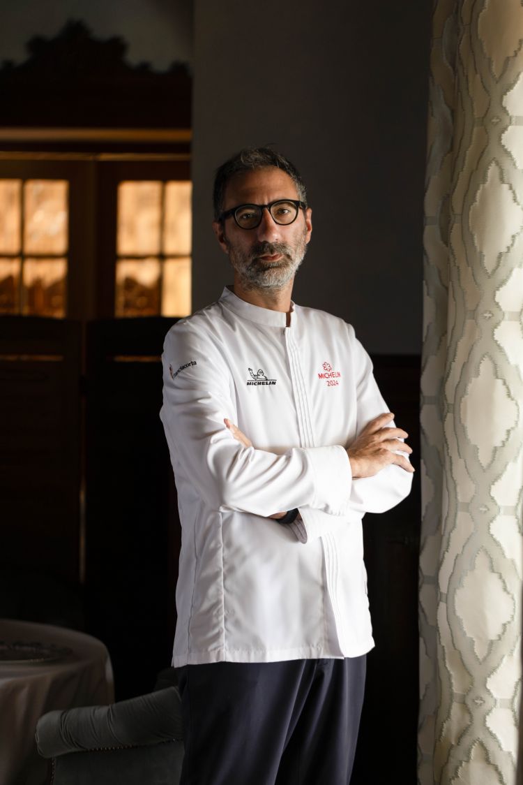 Maurizio Bufi, chef del ristorante Il Fagiano del Grand Hotel Fasano. Ph.@Federico Pasinetti