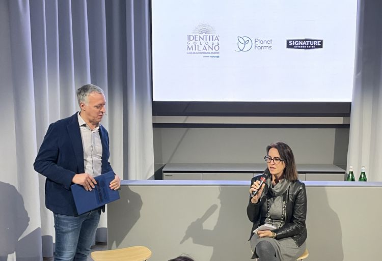 Gabriele Zanatta e Manuela Ricci, marketing manager di Signature Kitchen Suite