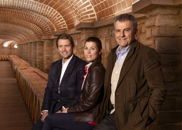 Da sinistra,&nbsp;Ferruccio, Salvatore e Vittoria Ferragamo
