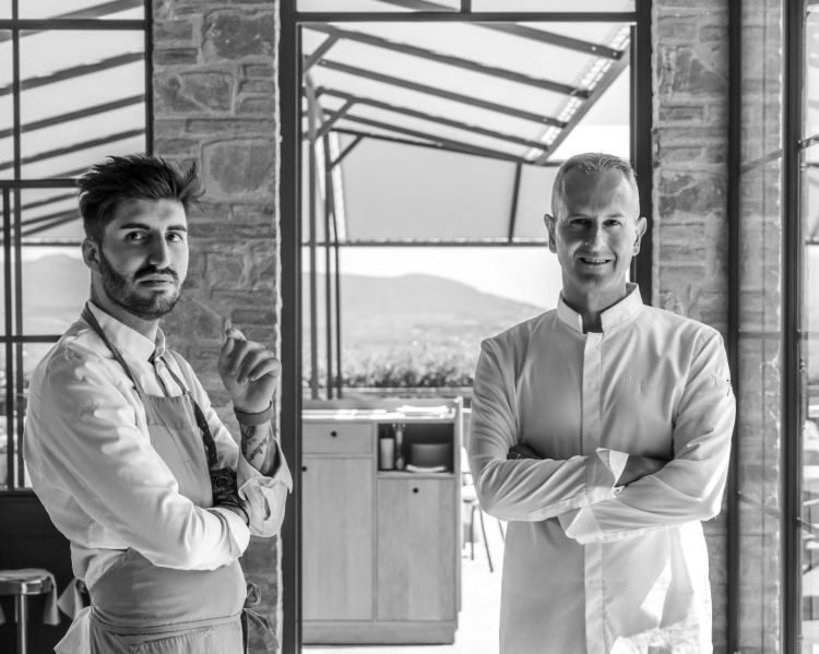 Il sous chef, Federico Bernini e lo chef Daniele Canella
