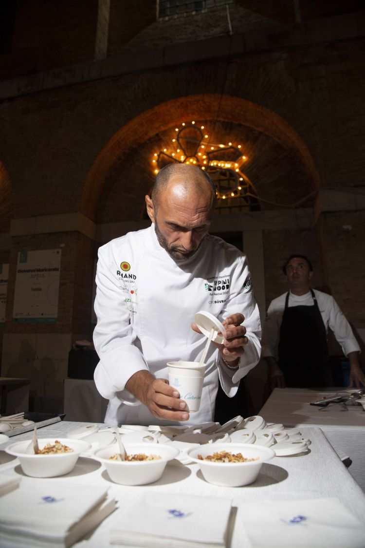 Lo chef Giuseppe Stanzione