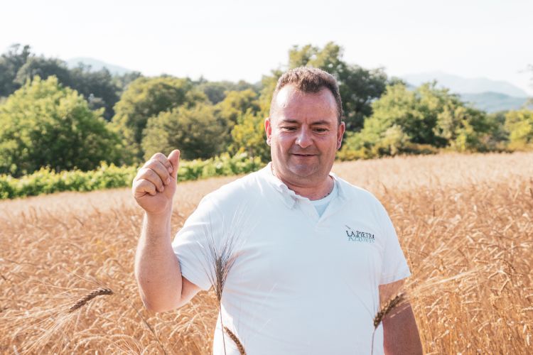 Michele Croccia, pizzaiolo e patron delle sue pizz