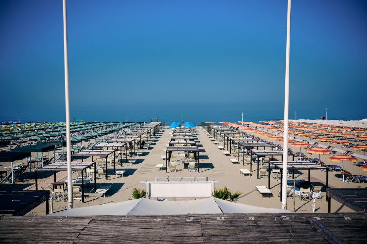 La vista dal ristorante
