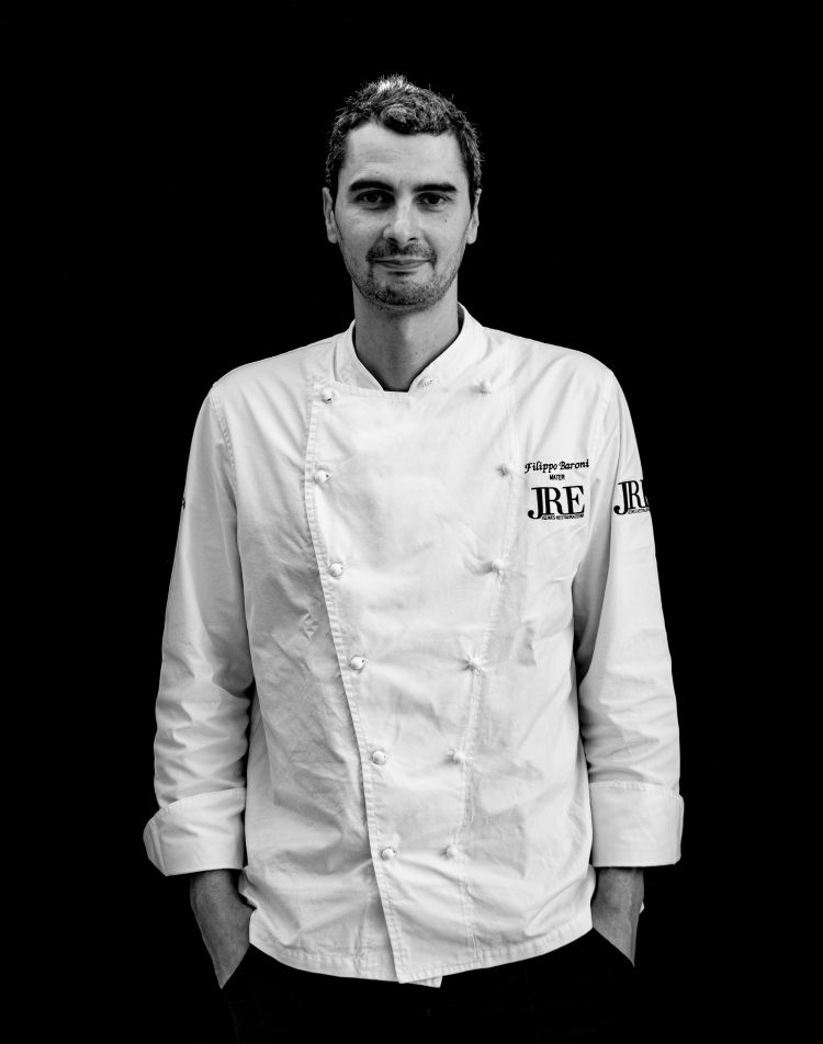 Lo chef Filippo Baroni
