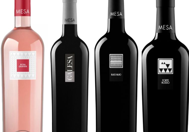 I vini di Cantina Mesa degustati nel corso della cena firmata da Luigi Pomata