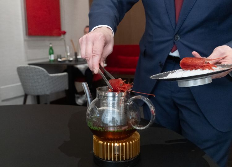 Infusione di teste di gambero