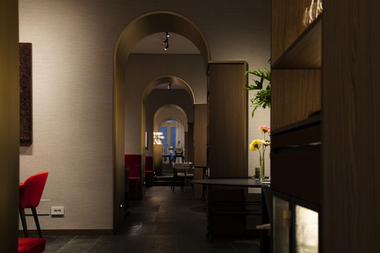 L'interno del ristorante Coria