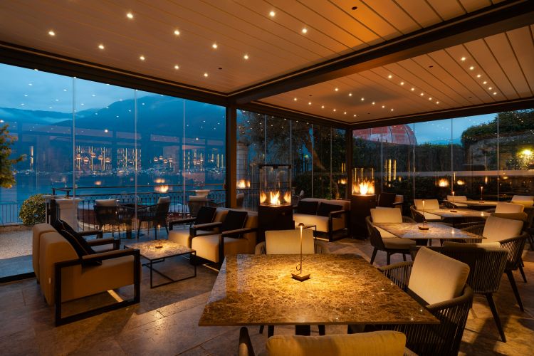 L'atmosfera serale al Gaia Bar
