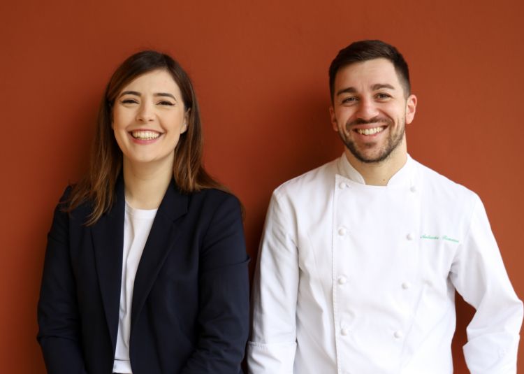 Francesca Ricci, restaurant manager e Antonio Romano, executive chef del ristorante Nove a Villa della Pergola ad Alassio (Savona)
