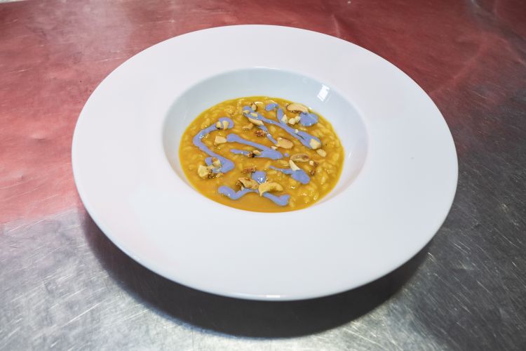 L'Ombelico del mondo, il risotto firmato dagli chef del Joia a Milano, Sauro Ricci e Raffaele Minghini
