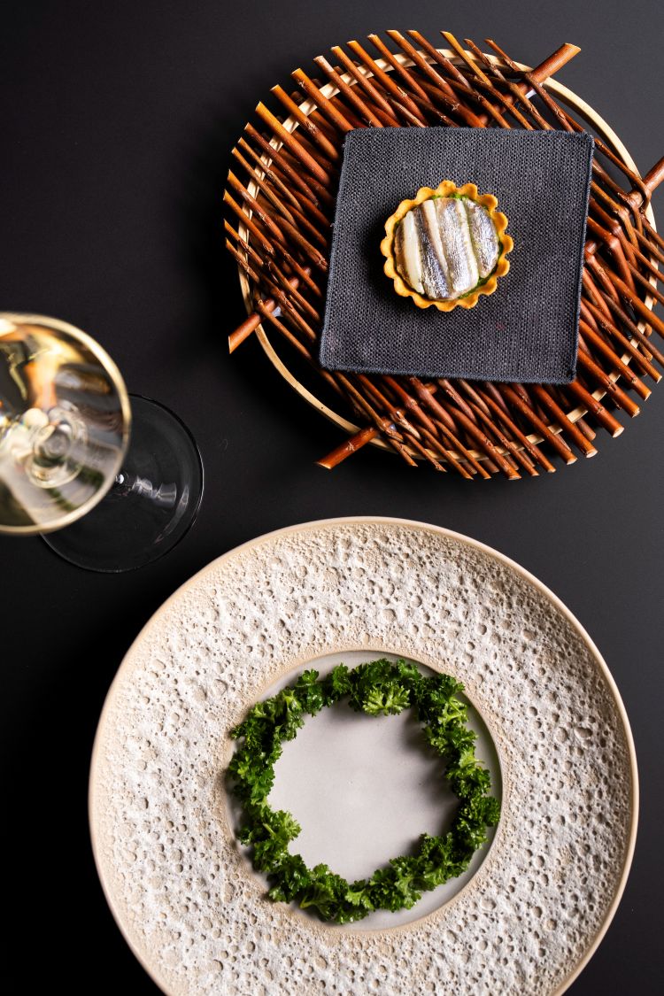 Al verde di torta di alici