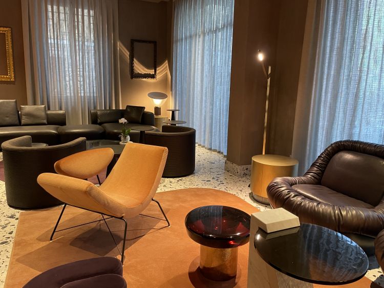 La lounge di Palazzo Utini
