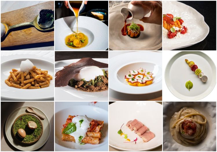 Solo alcuni dei numerosi piatti ideati dagli chef 