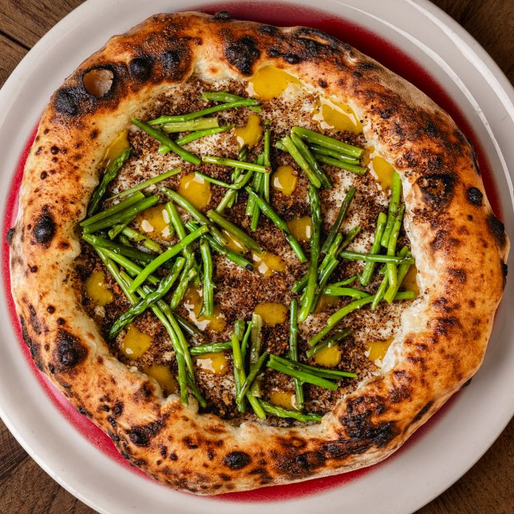 Un capolavoro della pizzeria Le Grotticelle, a Cag