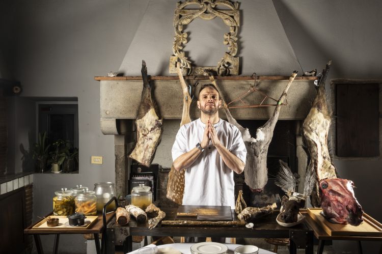 Edoardo Tilli, chef e patron di Podere Belvedere, 