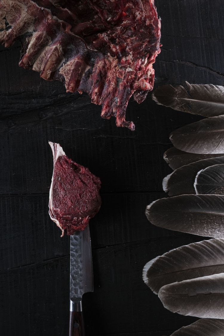 Le carni da Podere Belvedere seguono una frollatura naturale
