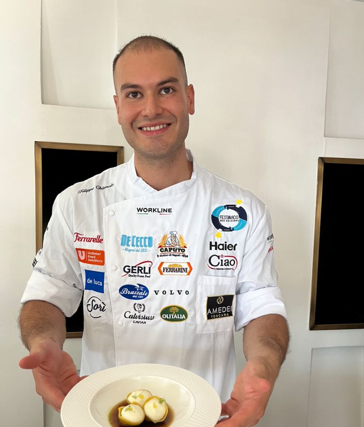 Filippo Chignola, chef del ristorante&nbsp;La Casa degli Spiriti, Costermano sul Garda (Verona)
