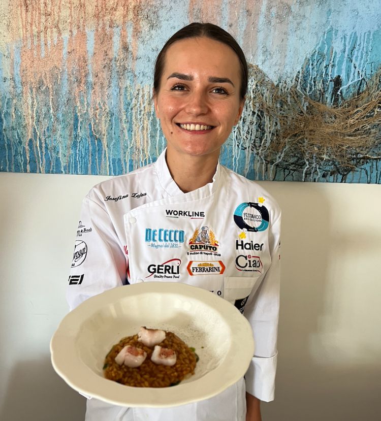 Josefina Zojza, chef&nbsp;del ristorante&nbsp;Berghoferin&nbsp;a Redagno (Bolzano)
