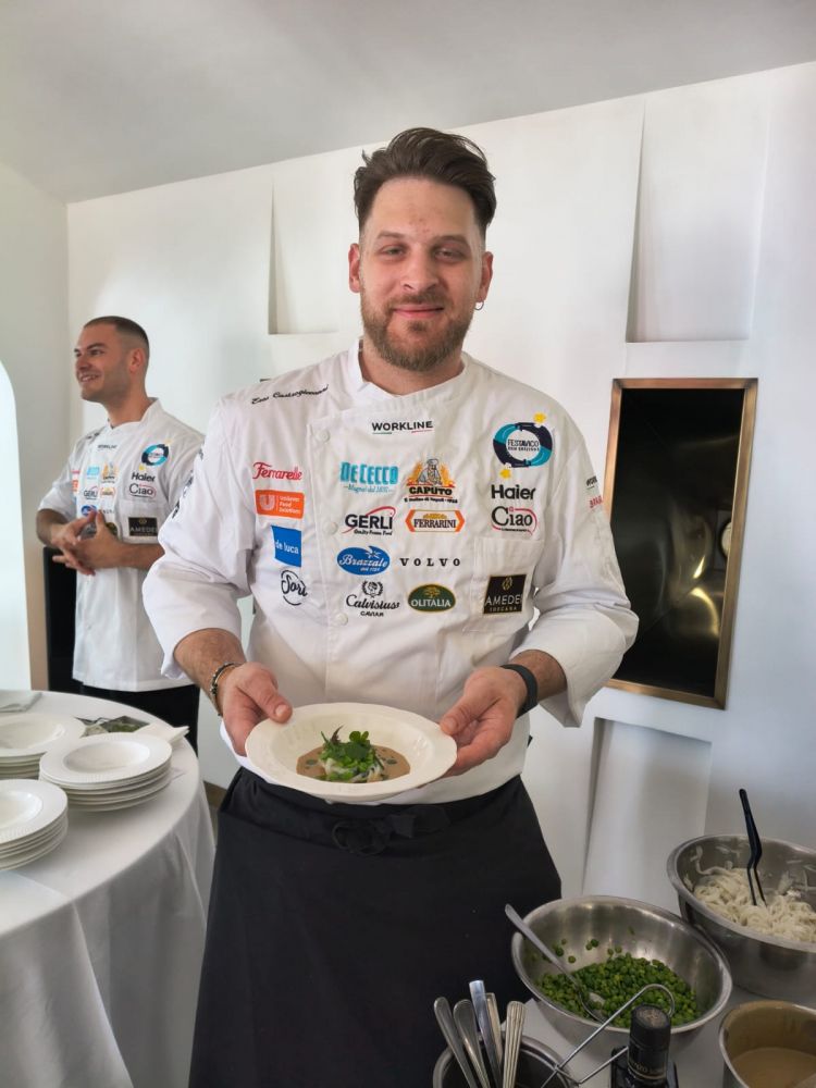 Eros Castrogiovanni, chef del ristorante&nbsp;Il Nido - Locanda Pascoliana, San Mauro Pascoli (Forl&igrave; Cesena)
